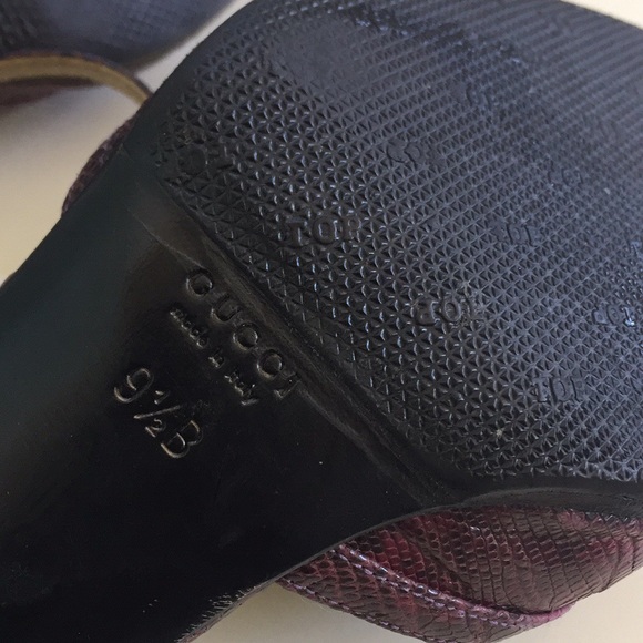 Gucci Two Tone Authentic Heels Comes With / COA - Picture 5 of 6